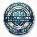 Current Public Liability Insurance for Quicksafe glass